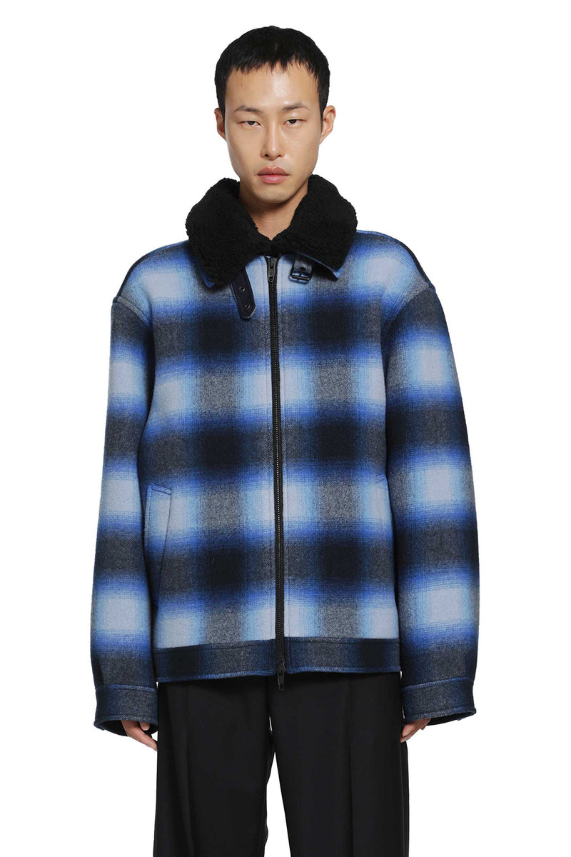 BALENCIAGA Flannel Bomber Jacket man