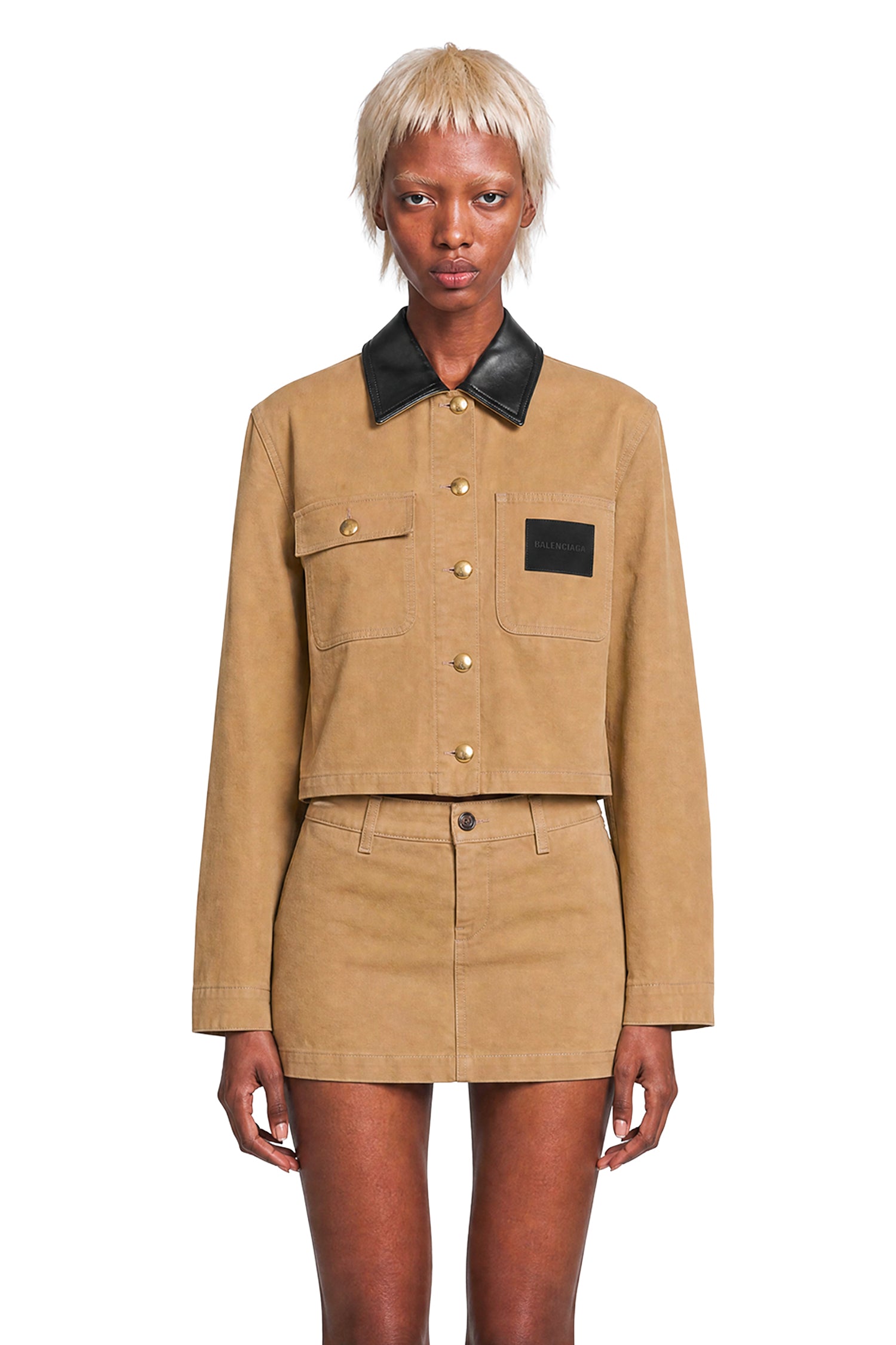 BALENCIAGA Cropped Workwear Jacket woman