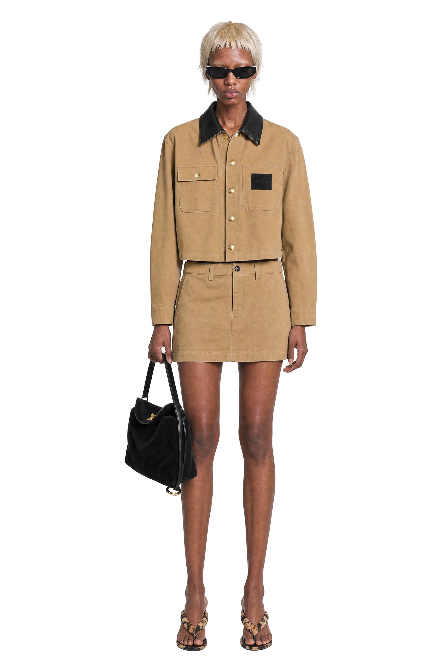 BALENCIAGA Cropped Workwear Jacket woman