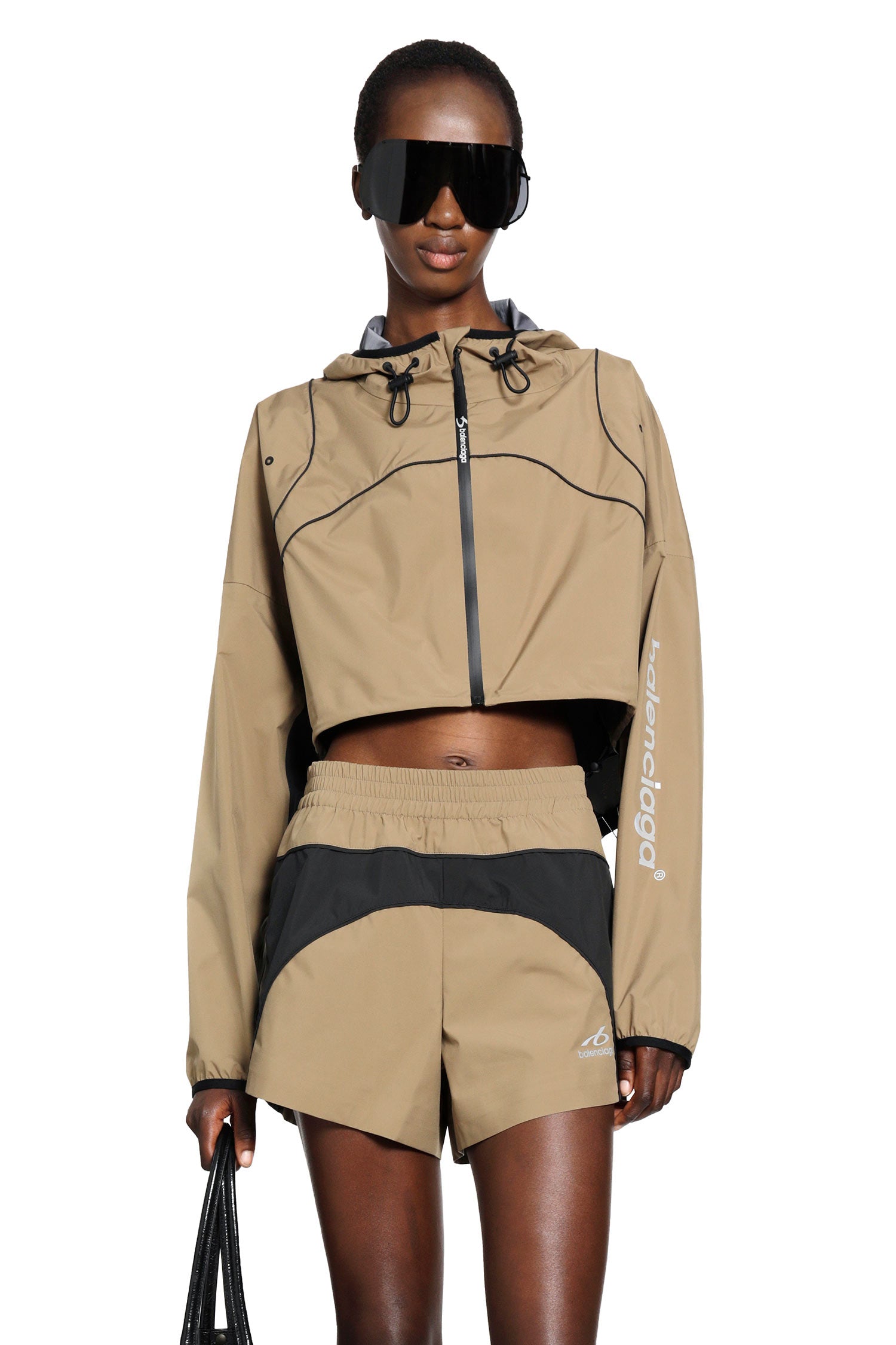 Techwear Cropped Windbreaker