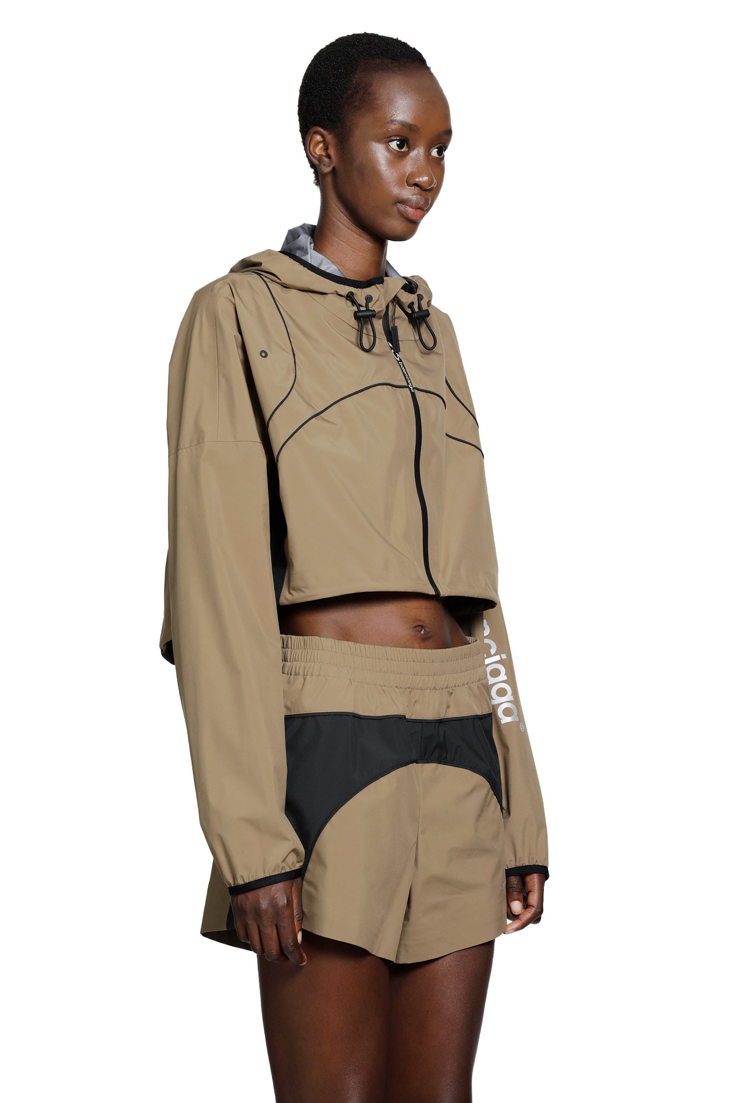 BALENCIAGA Techwear Cropped Windbreaker woman