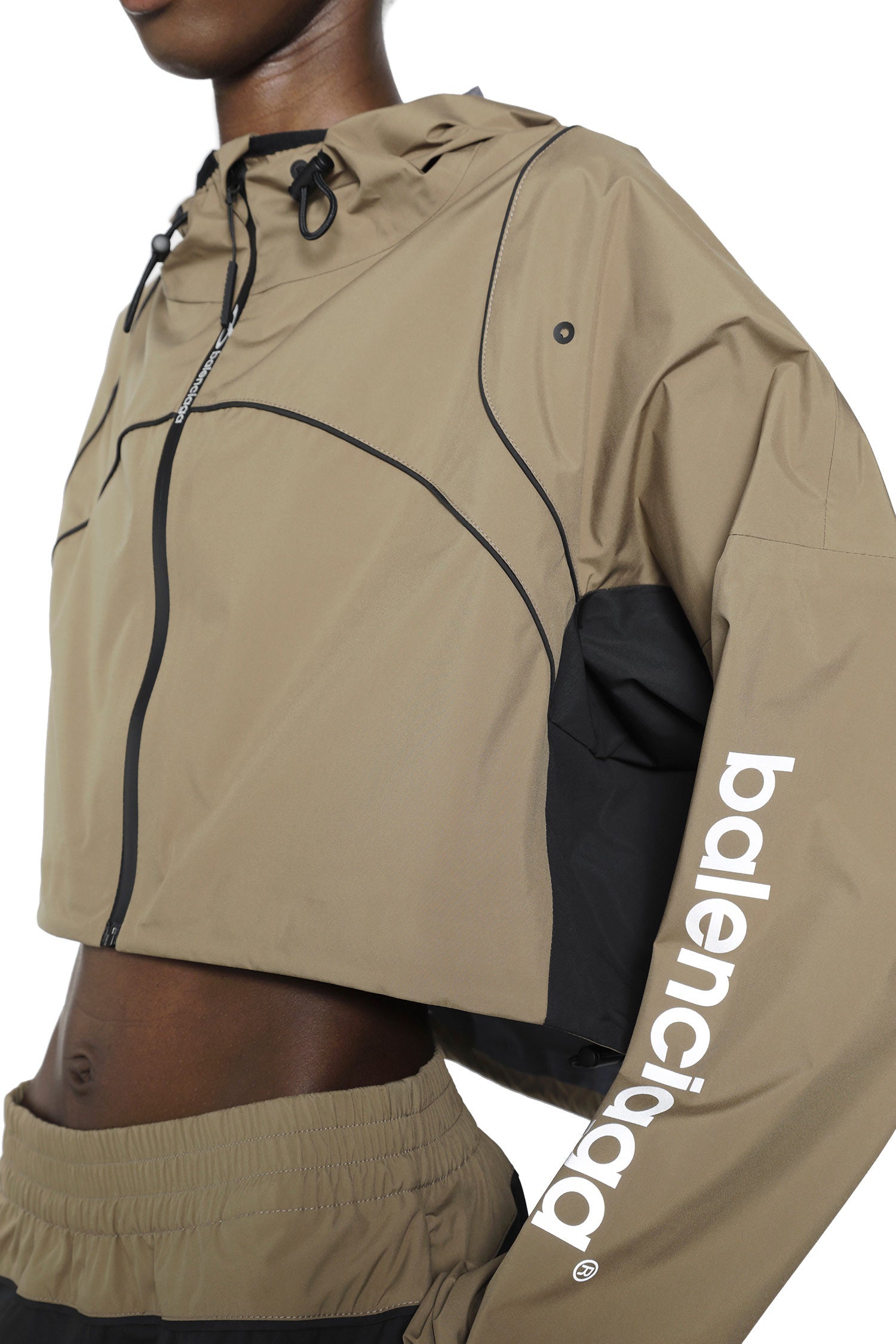 BALENCIAGA Techwear Cropped Windbreaker woman