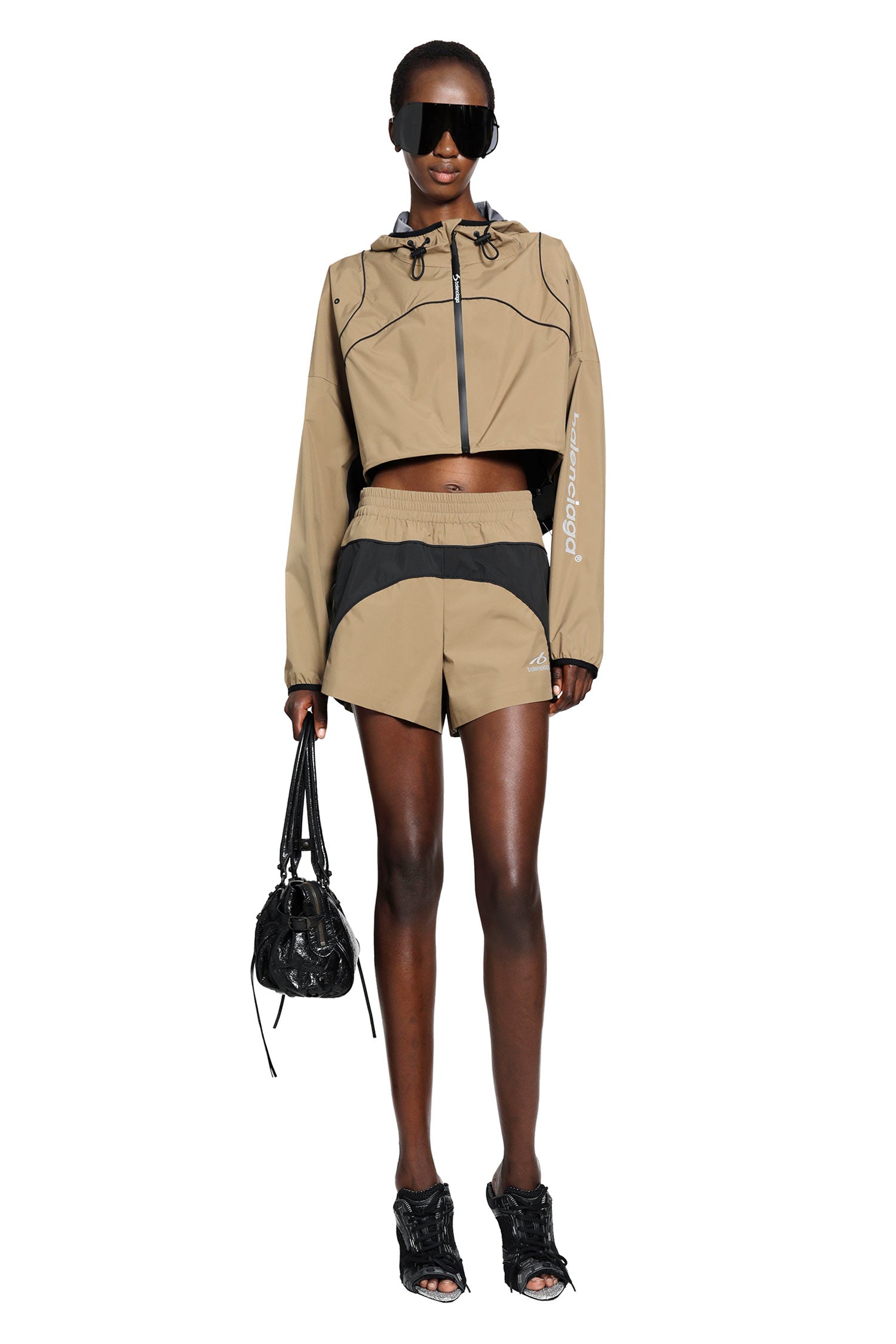 Techwear Cropped Windbreaker