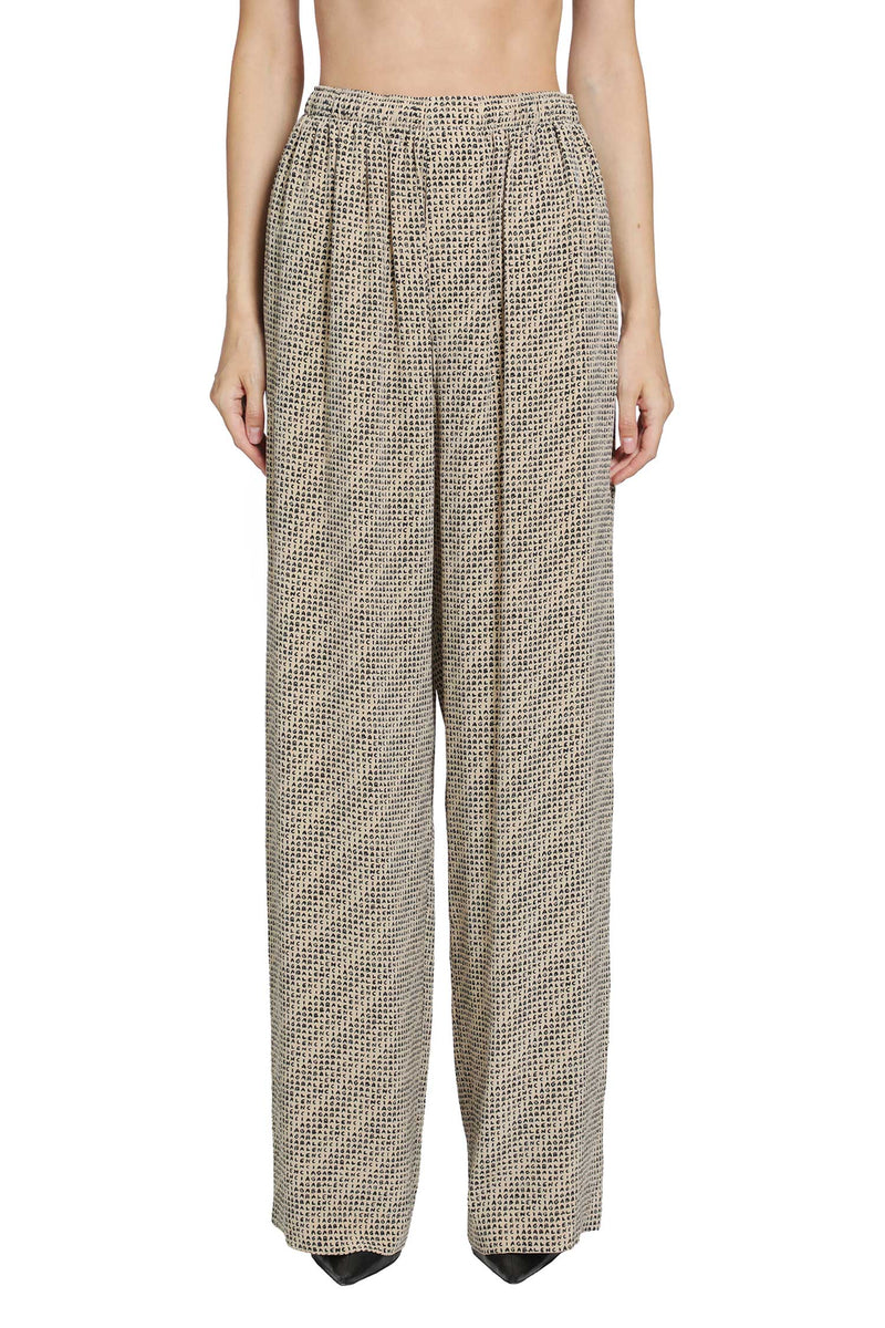 BALENCIAGA Monogram Pyjama Pants woman