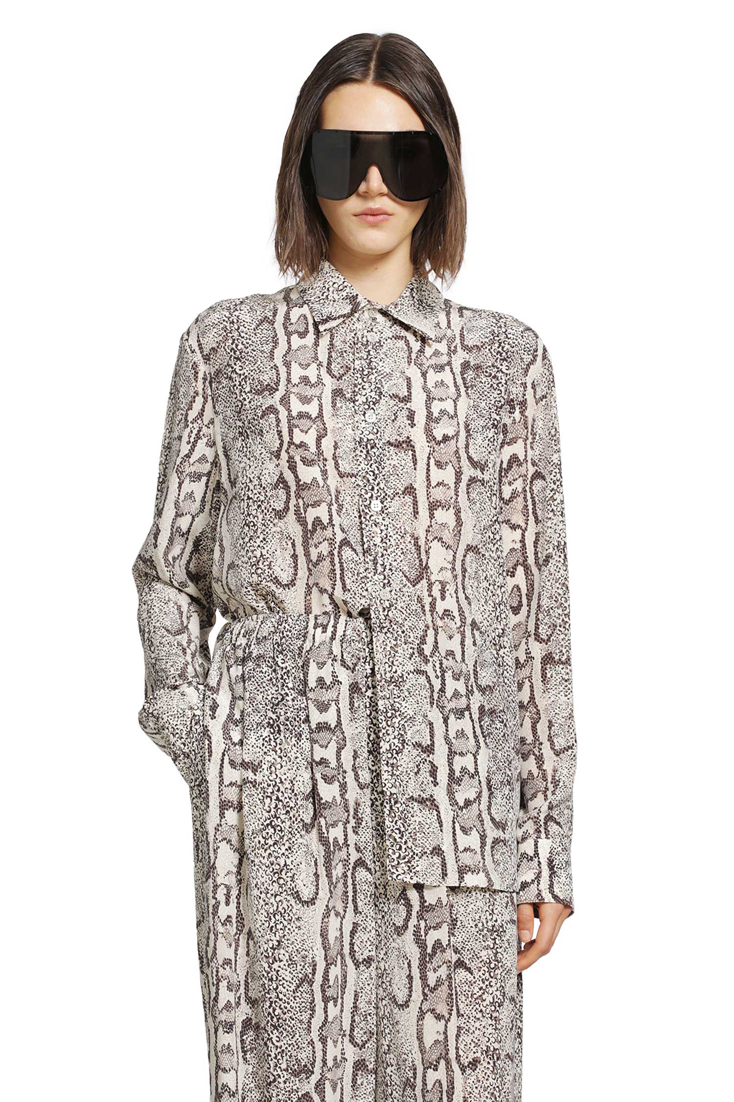 Python Print Silk Shirt