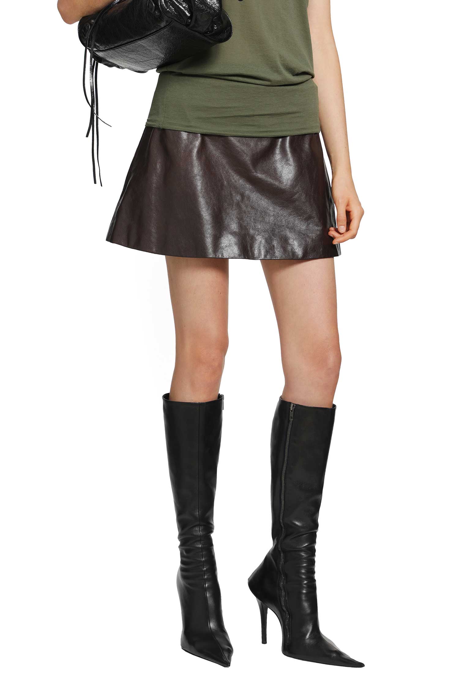Leather Mini Skirt