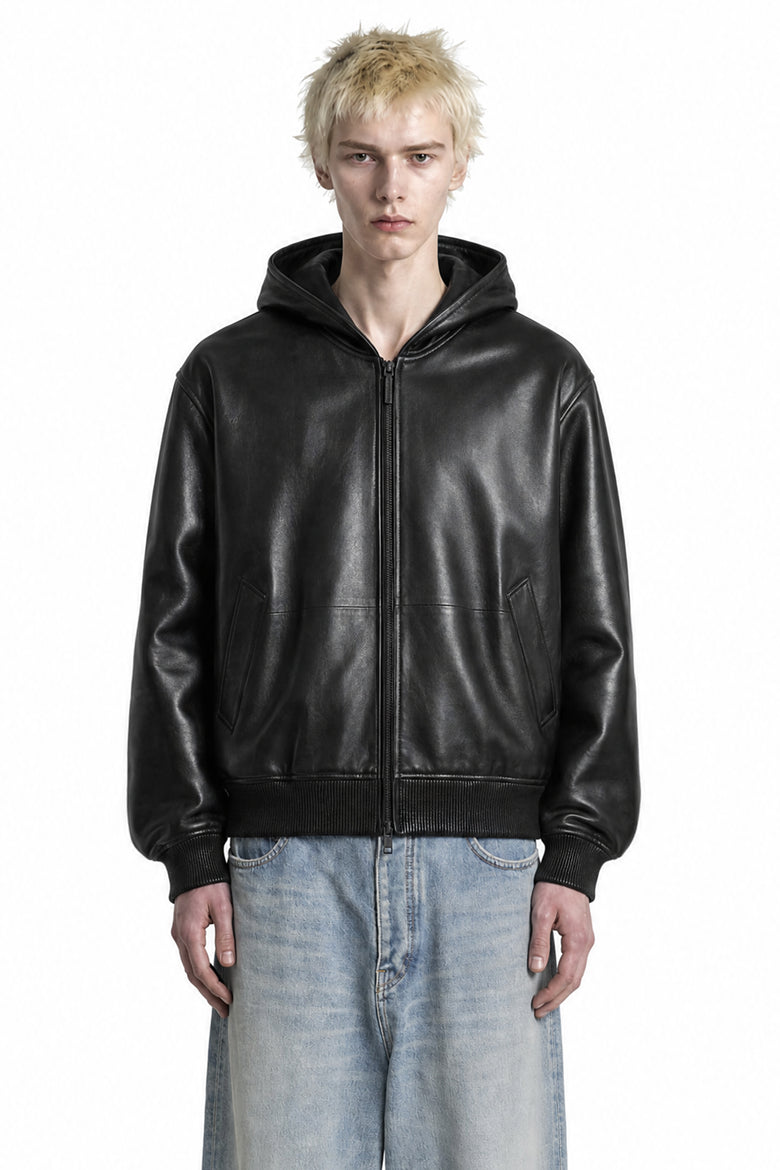 BALENCIAGA Short Hooded Coat man
