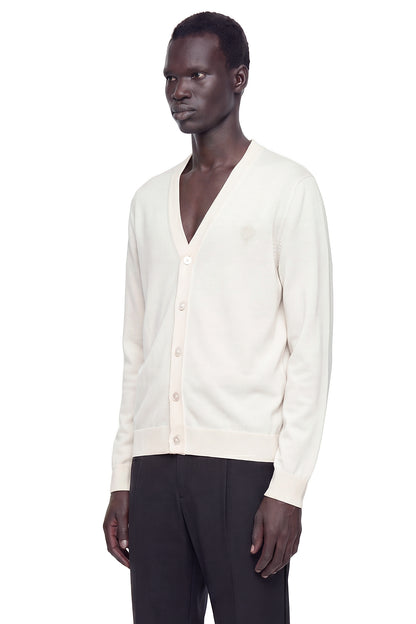 Fine Wool Crest Logo Cardigan