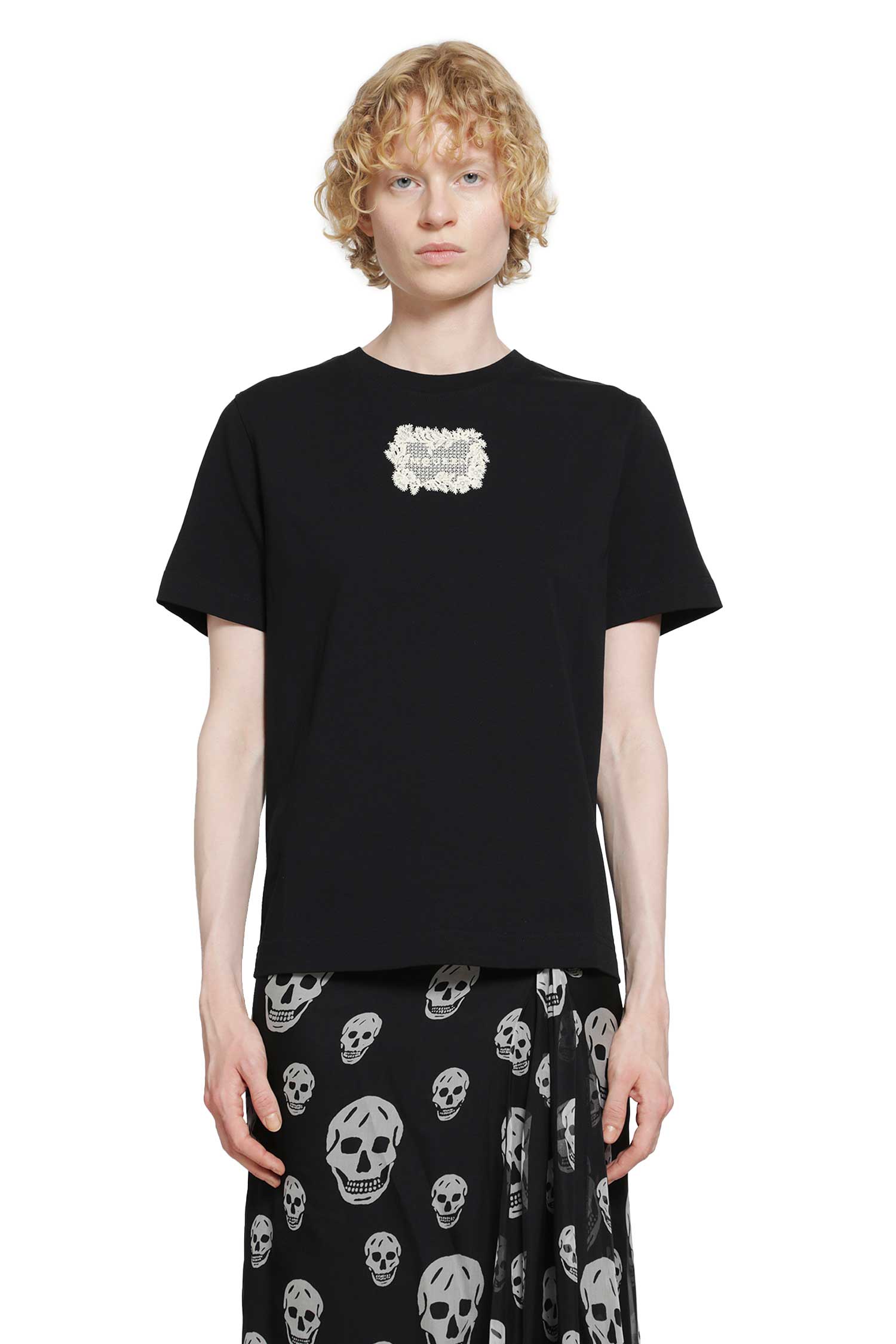 Embroidered Logo Patch T-Shirt