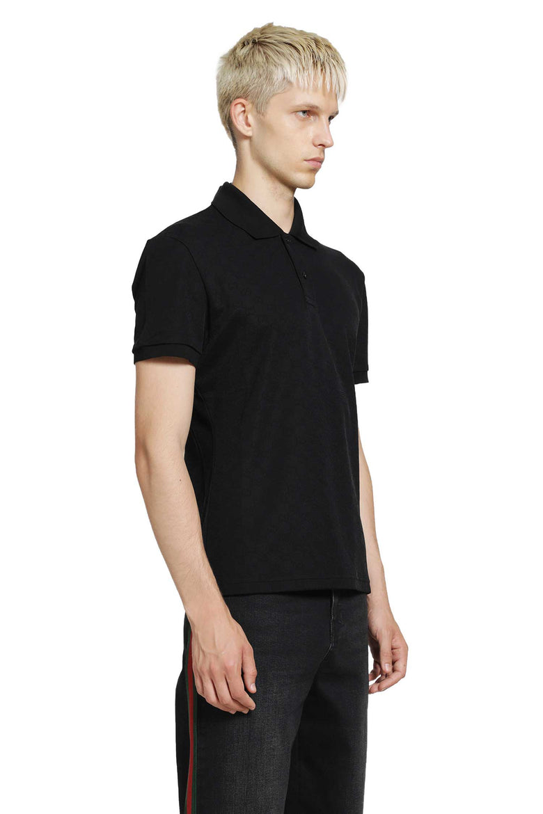 
              GUCCI GG Technical Jersey Jacquard Polo Shirt man
            