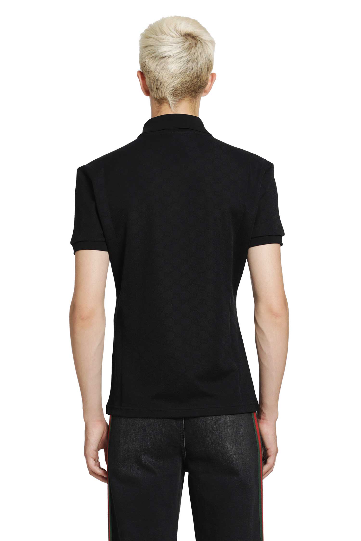 GG Technical Jersey Jacquard Polo Shirt