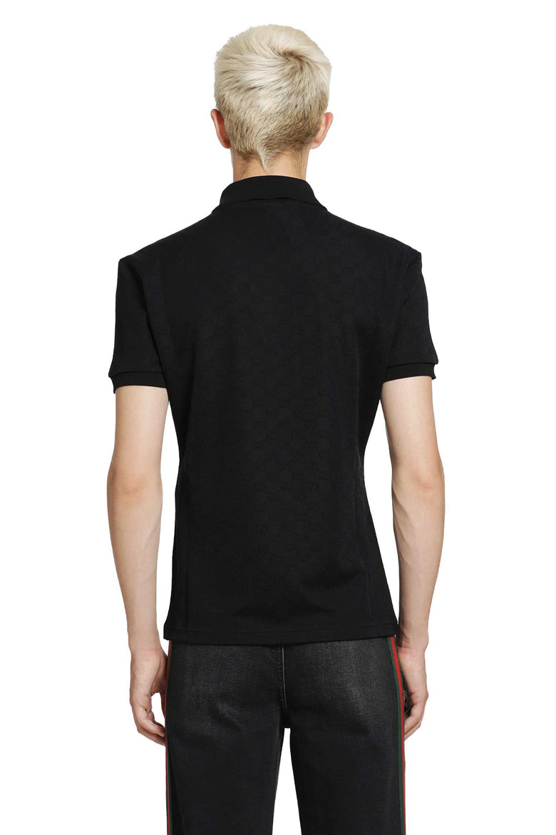 GUCCI GG Technical Jersey Jacquard Polo Shirt man
