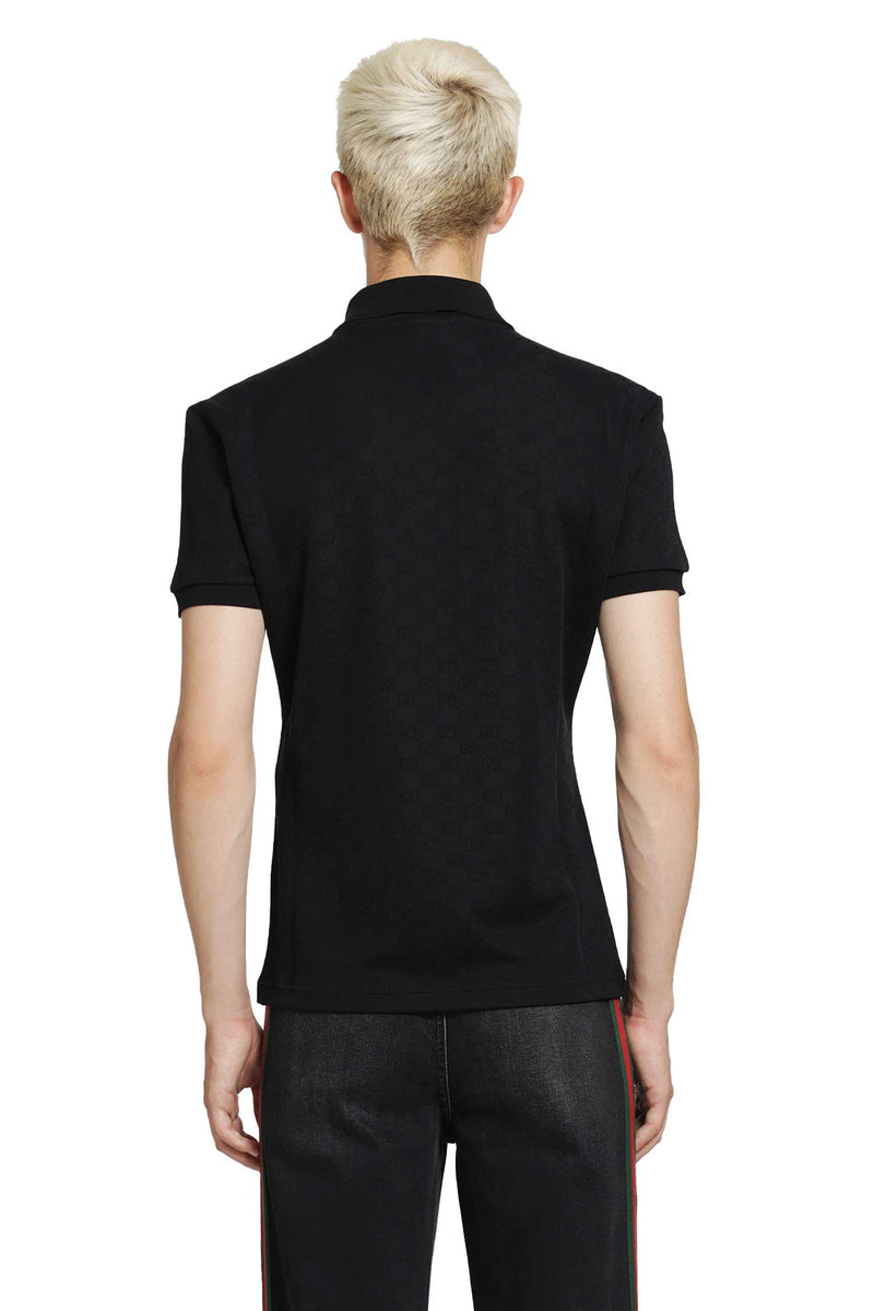 GUCCI GG Technical Jersey Jacquard Polo Shirt man