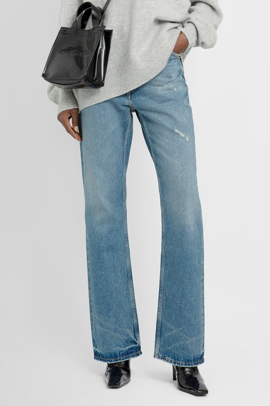 ACNE STUDIOS WOMAN BLUE JEANS