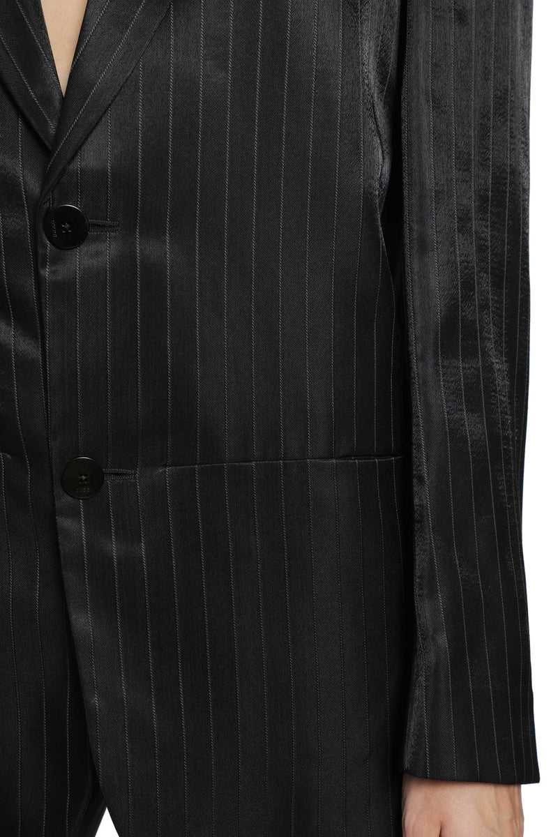 GUCCI Pinstripe Wool Silk Blazer woman