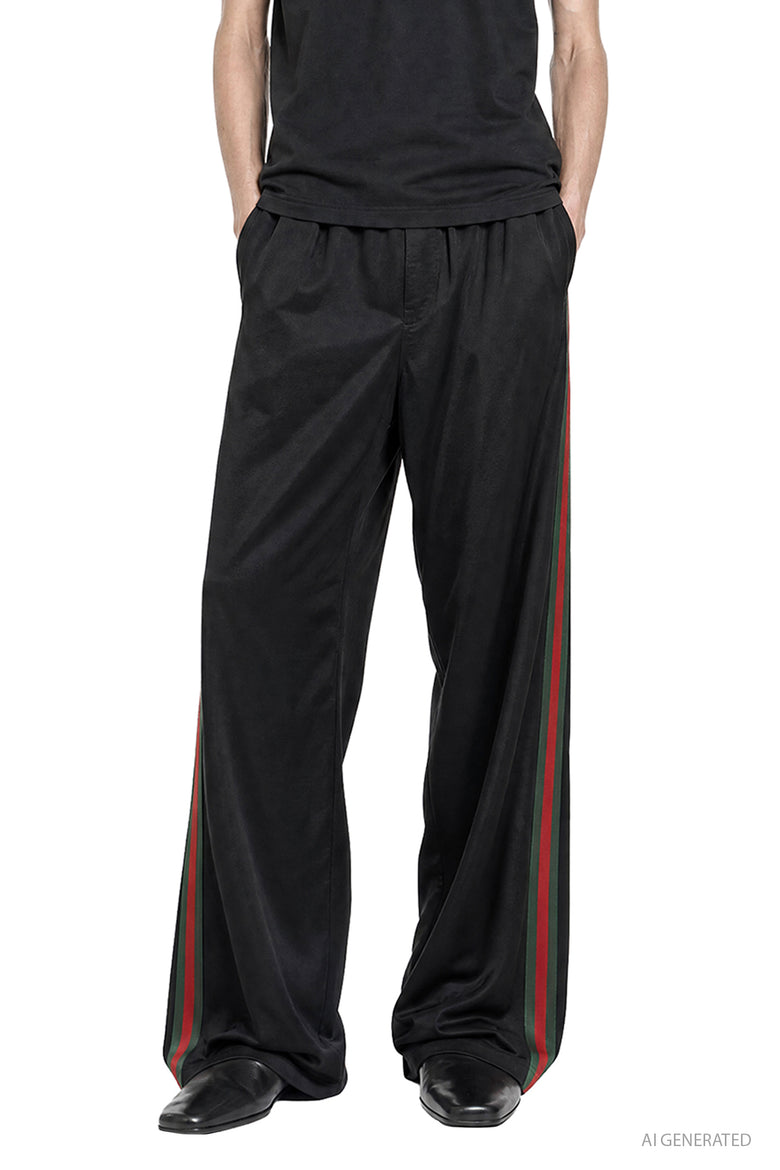 GUCCI Web Viscose Jersey Sweatpants man