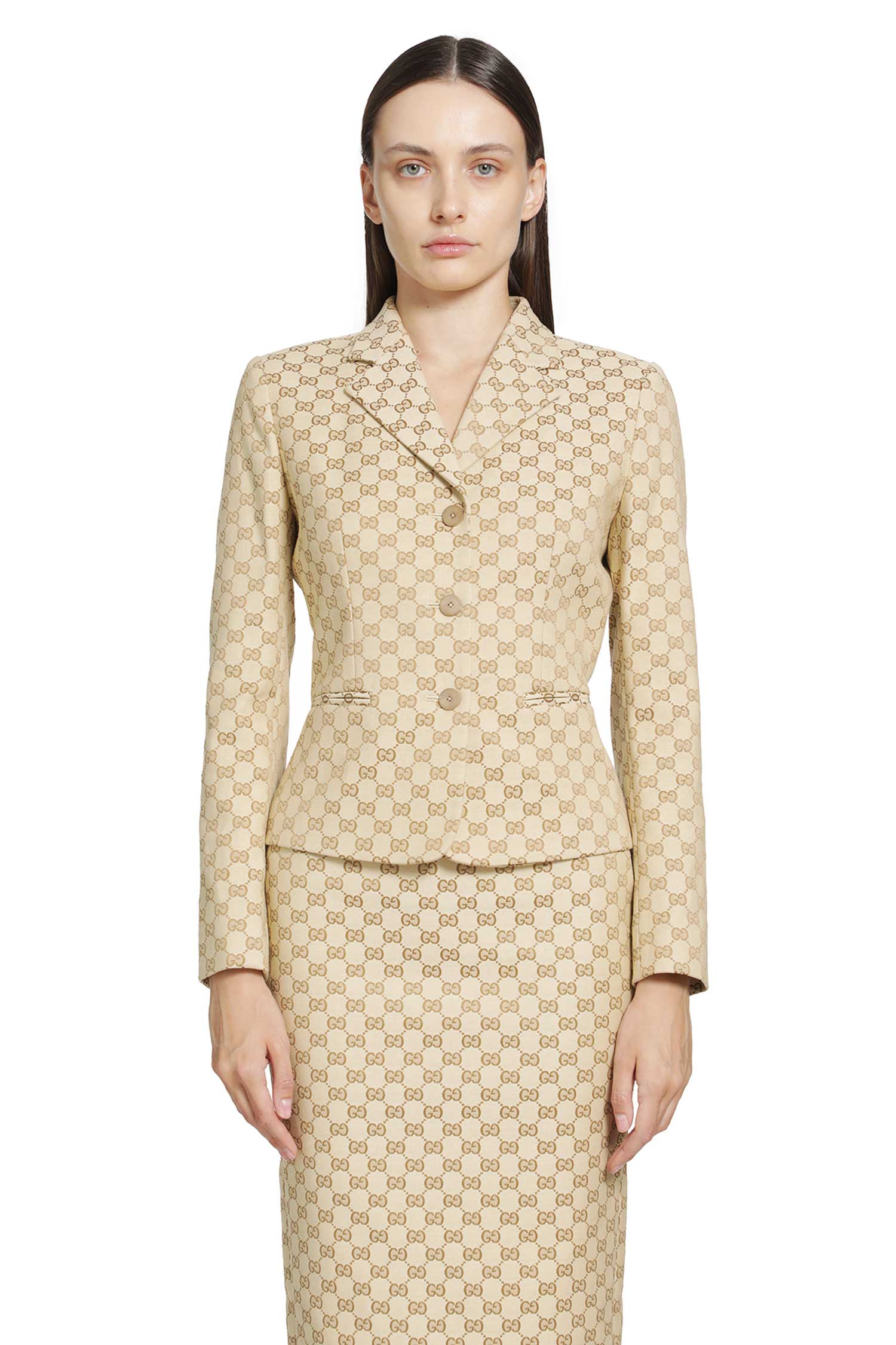 GUCCI GG Cotton Canvas Jacket woman