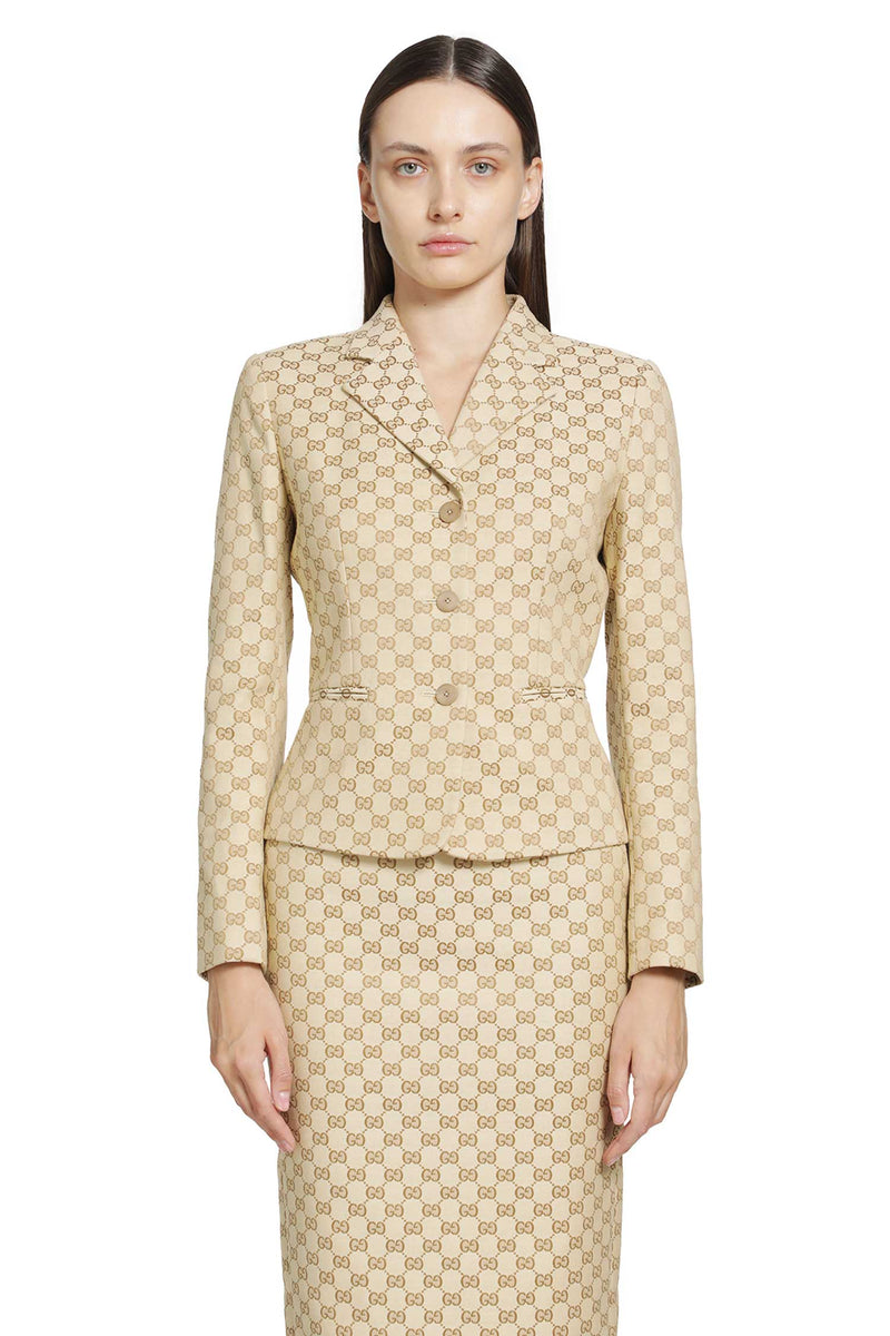 GUCCI GG Cotton Canvas Jacket woman