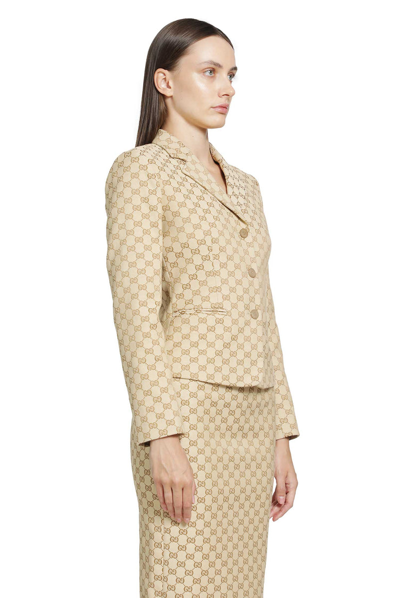 GUCCI GG Cotton Canvas Jacket woman