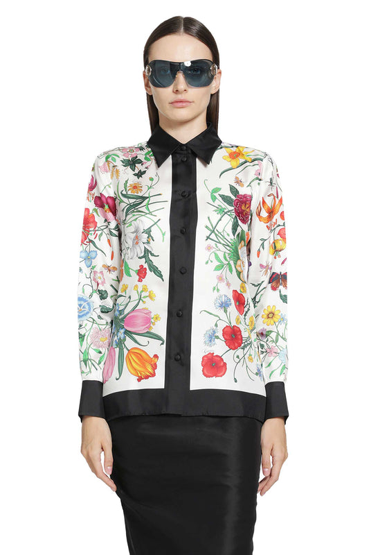 Printed Silk Shirt