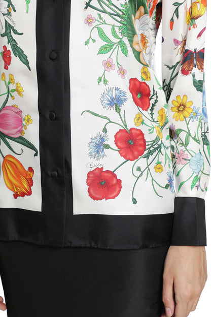 Printed Silk Shirt