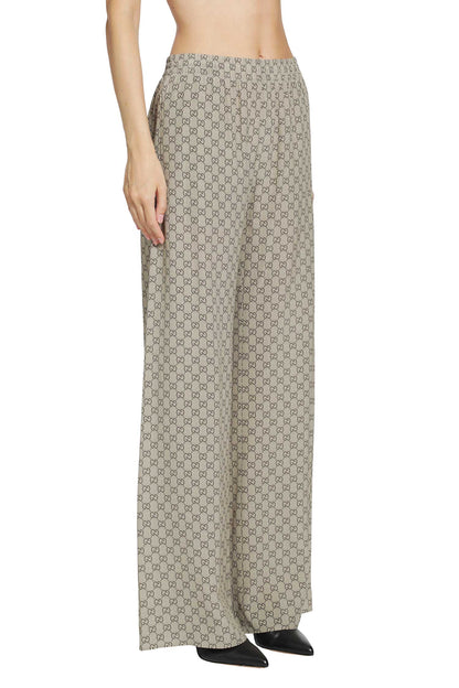 Printed Silk Leisure Pants
