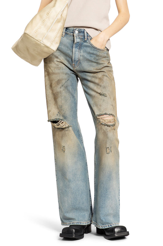 ACNE STUDIOS WOMAN BLUE JEANS