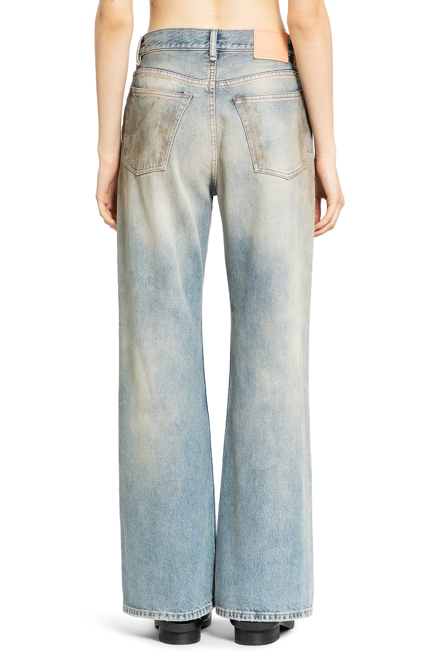 ACNE STUDIOS WOMAN BLUE JEANS