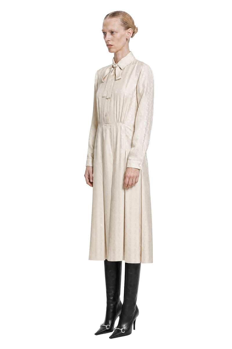 GUCCI Gucci Crest Silk Habotai Dress woman