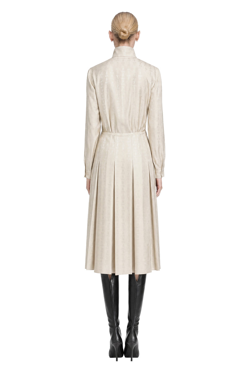 GUCCI Gucci Crest Silk Habotai Dress woman