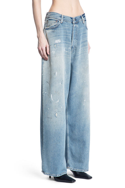 ACNE STUDIOS WOMAN BLUE JEANS