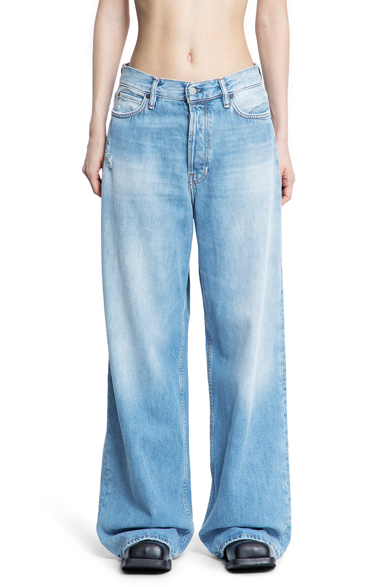 ACNE STUDIOS WOMAN BLUE JEANS