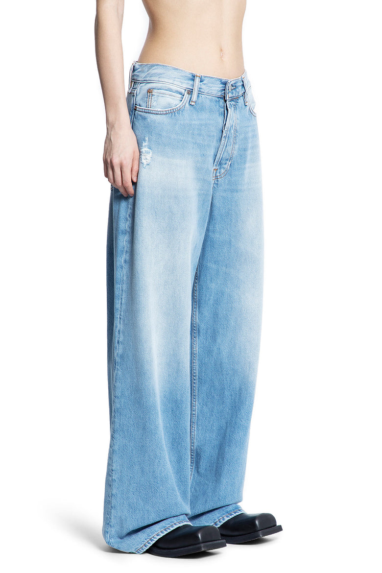 ACNE STUDIOS WOMAN BLUE JEANS