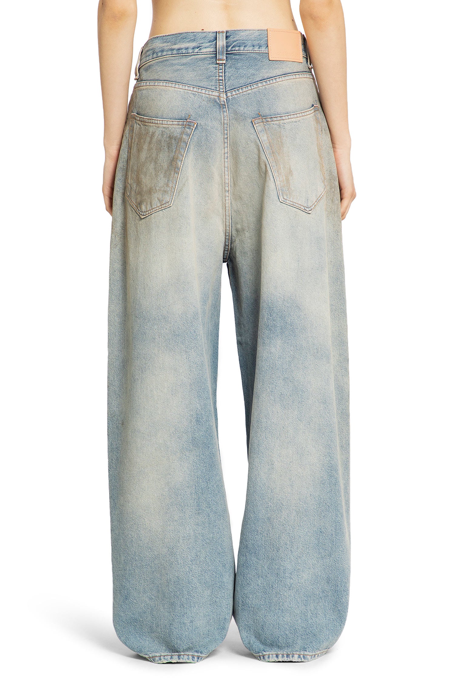 ACNE STUDIOS WOMAN BLUE JEANS