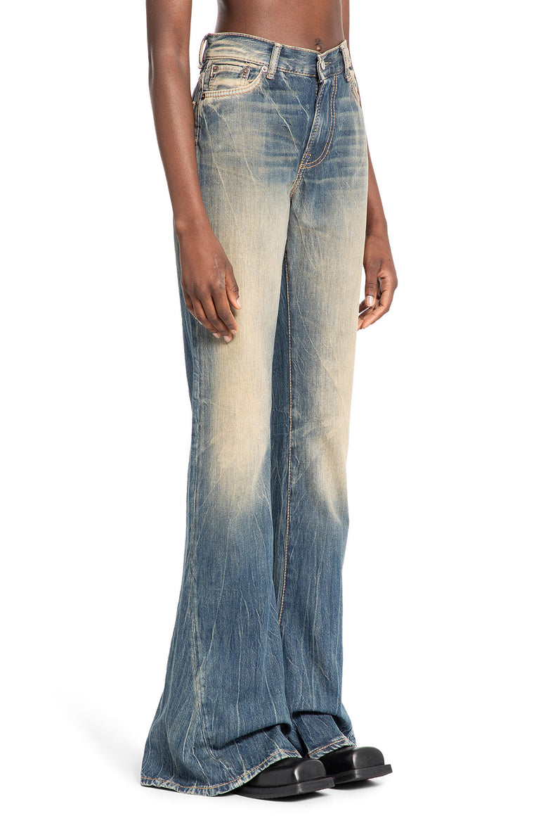 ACNE STUDIOS WOMAN BLUE JEANS