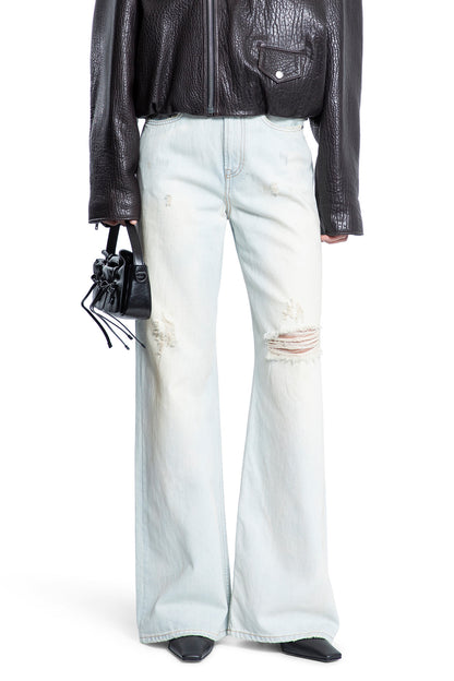 ACNE STUDIOS WOMAN BLUE JEANS