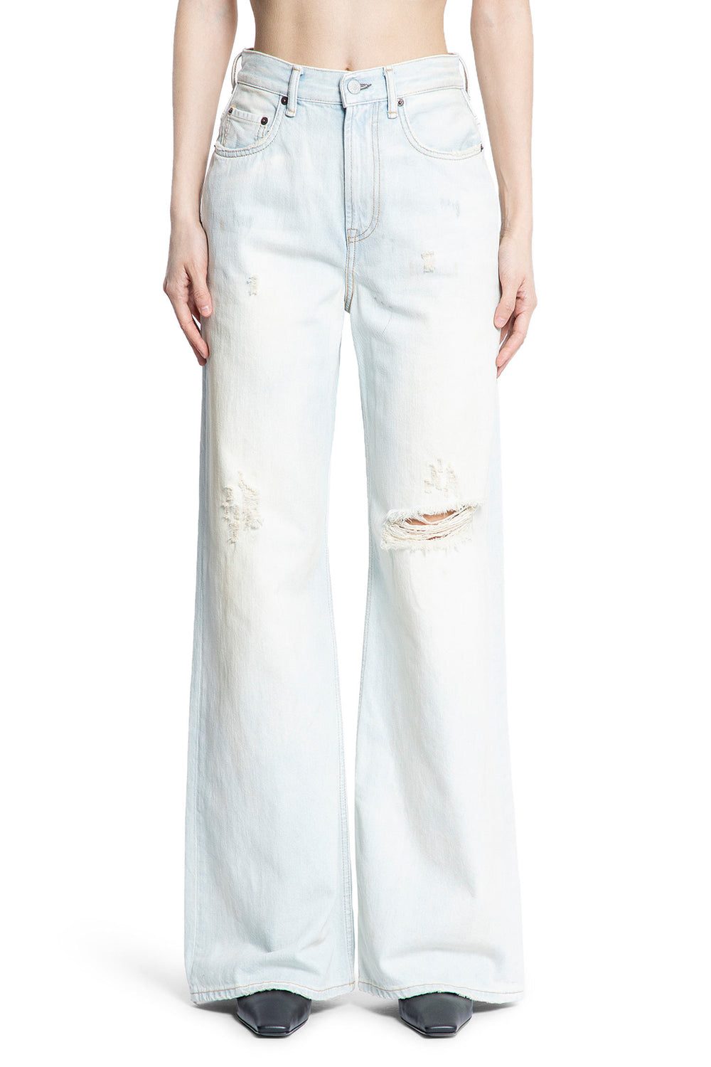 ACNE STUDIOS WOMAN BLUE JEANS