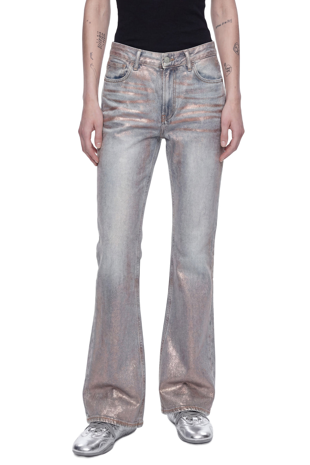 ACNE STUDIOS Fitted Glitter 2025F Jeans woman