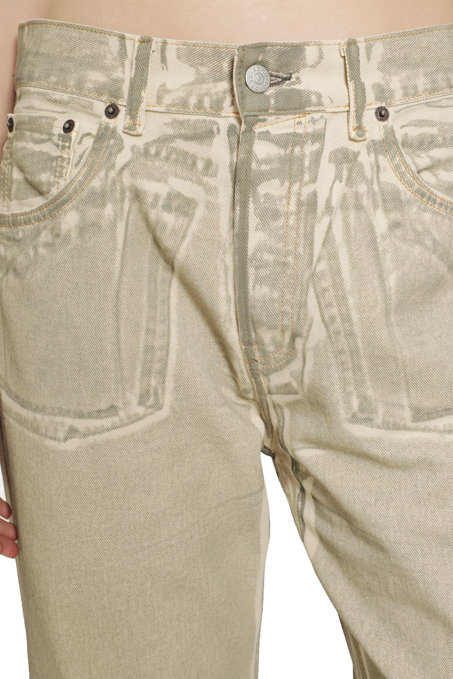 ACNE STUDIOS Overprint 5 Pocket Jeans woman