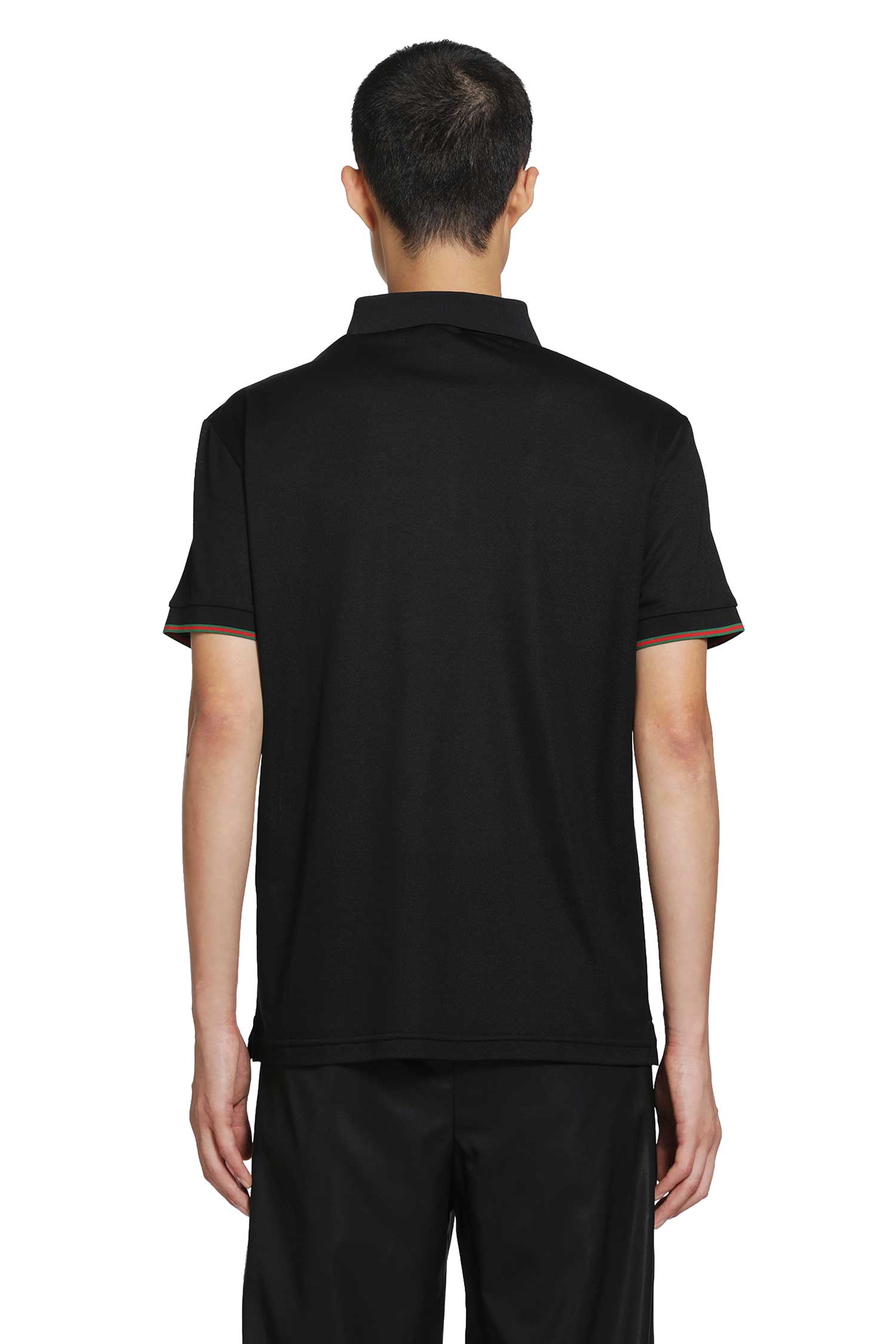 GUCCI Silk Jersey Polo Shirt man