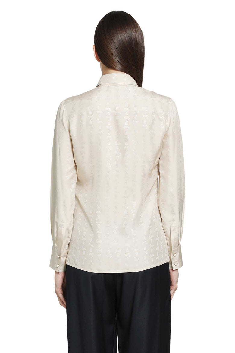 
              GUCCI Habotai Jacquard Shirt woman
            