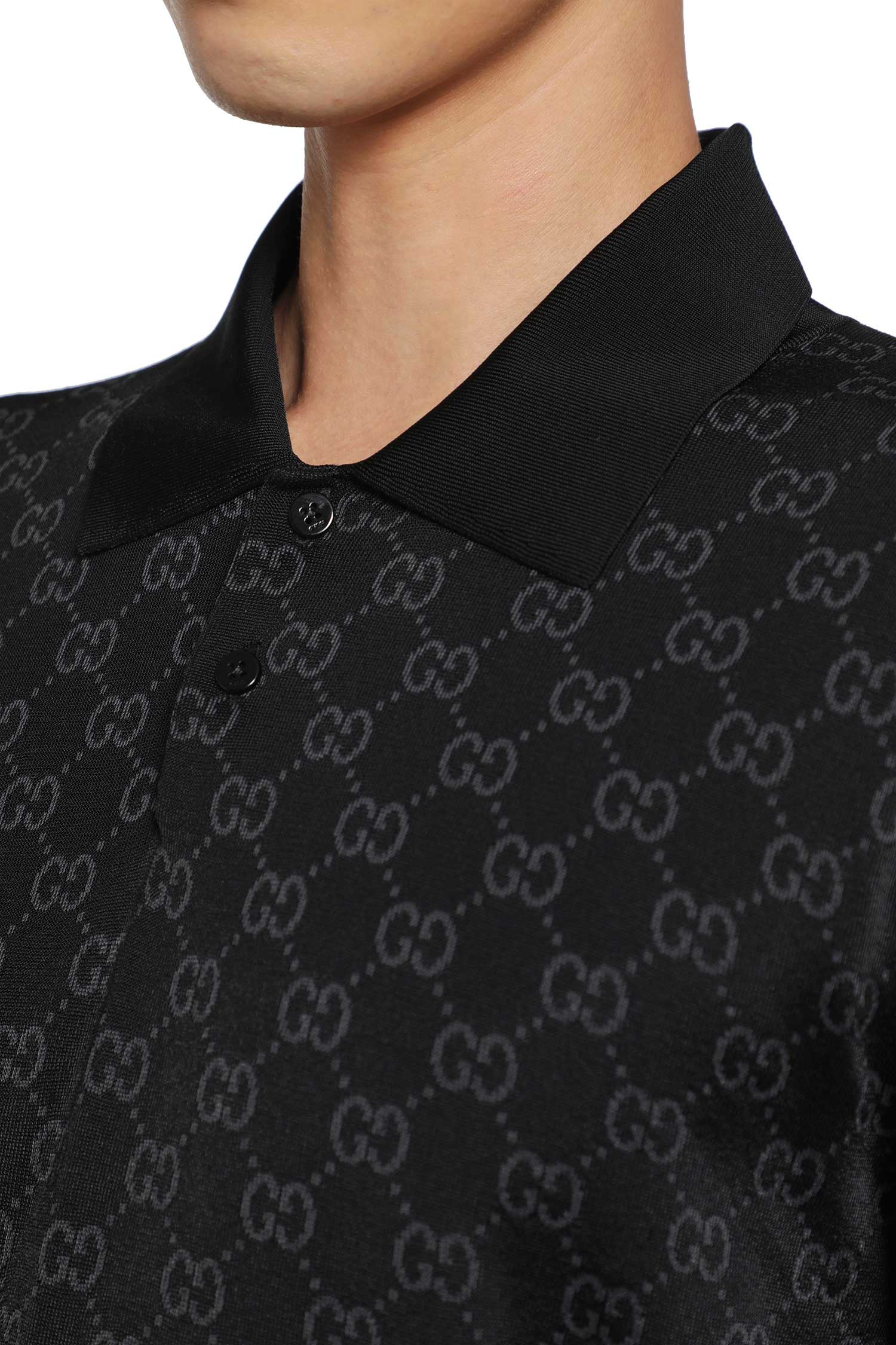Viscose GG Jacquard Polo Shirt