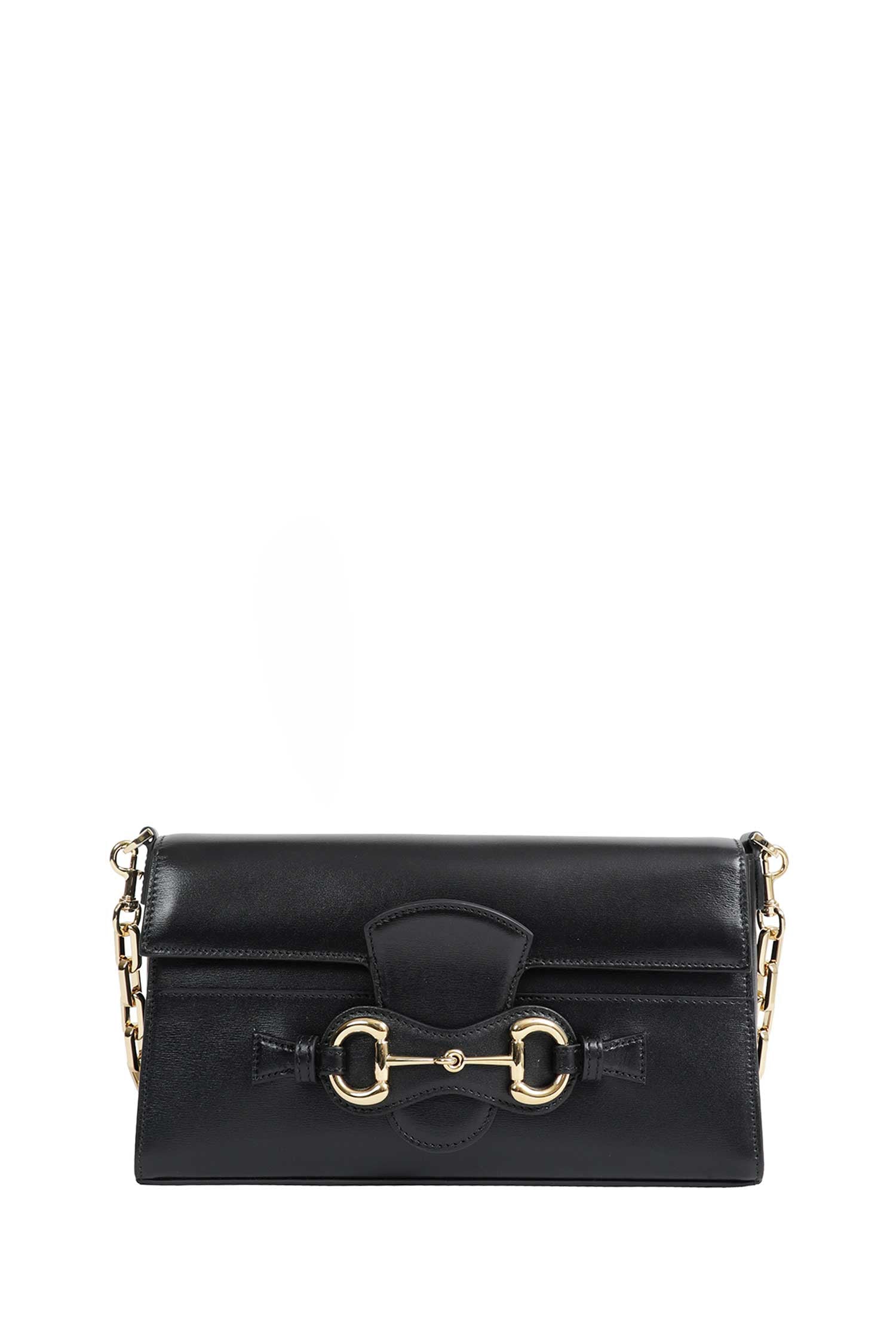 GUCCI Horsebit Ristretto Medium Shoulder Bag woman