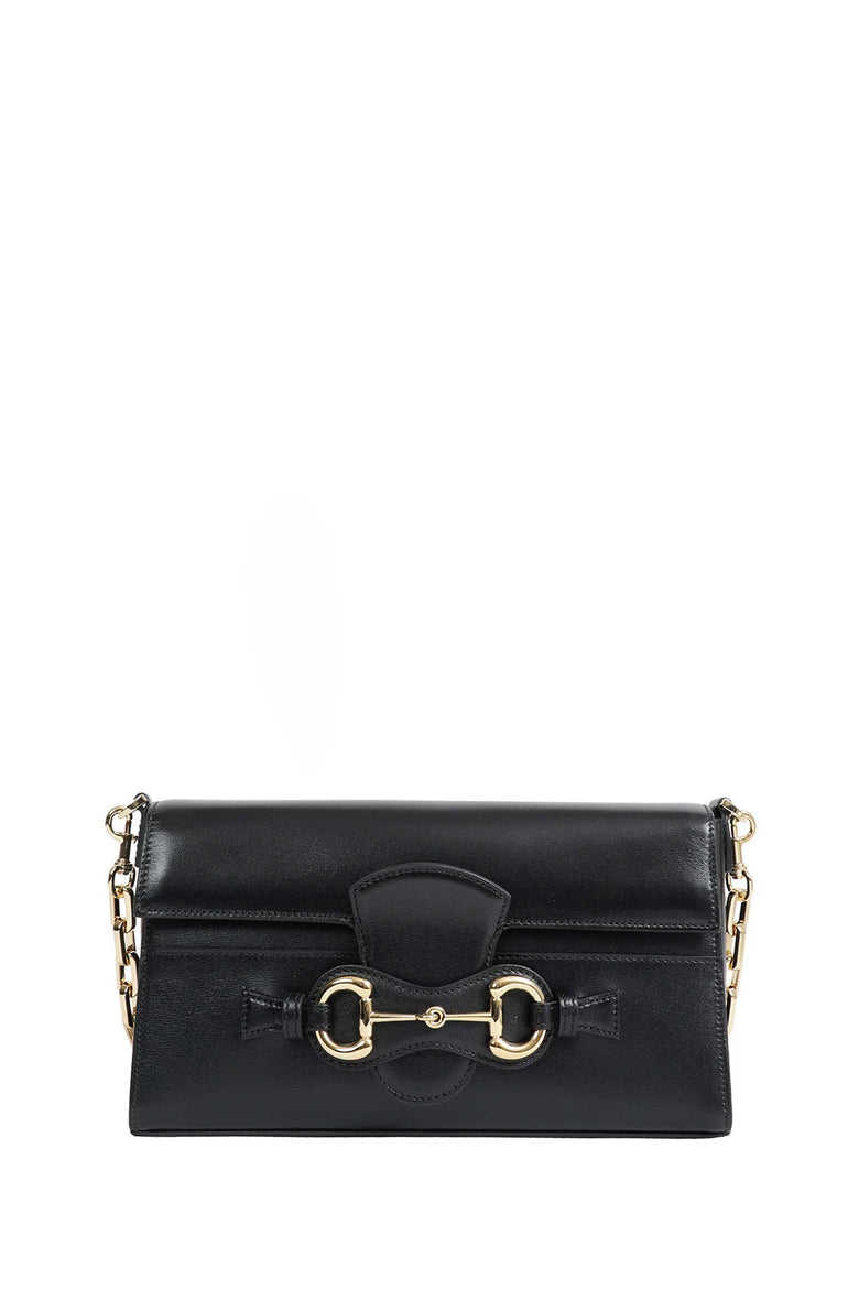 GUCCI Horsebit Ristretto Medium Shoulder Bag woman