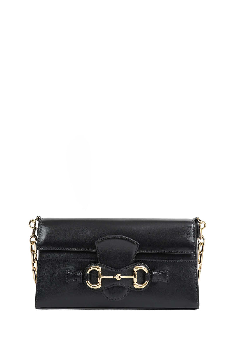 GUCCI Horsebit Ristretto Medium Shoulder Bag woman