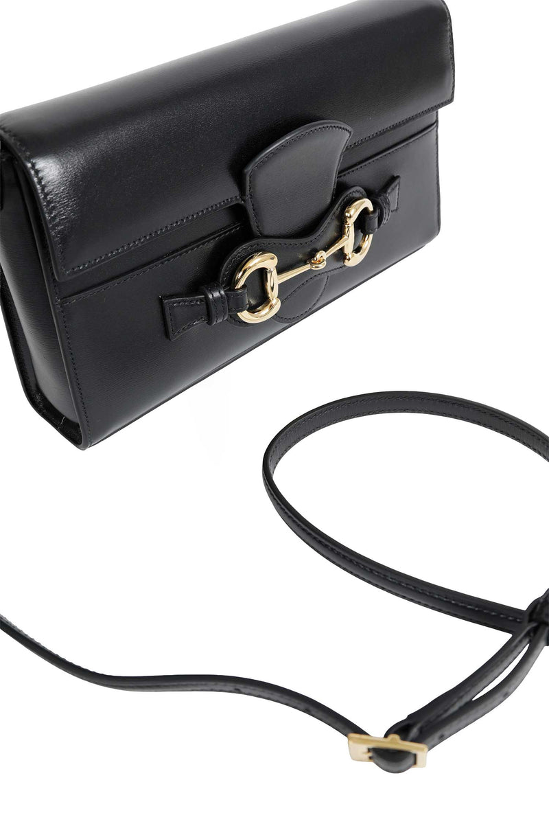 GUCCI Horsebit Ristretto Medium Shoulder Bag woman