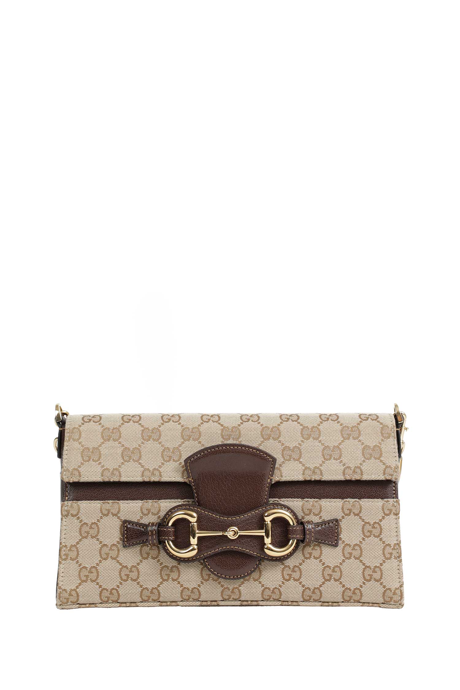 GUCCI Horsebit Ristretto Medium Shoulder Bag woman
