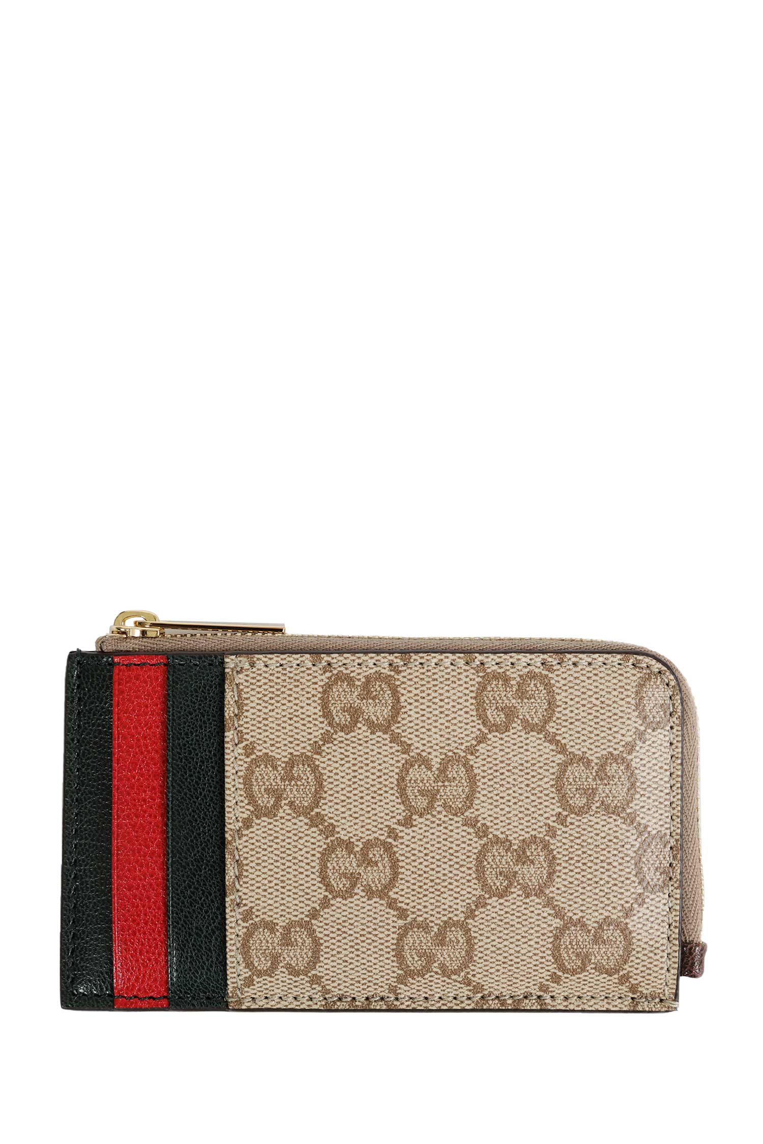 Zipped Card Holder with Multicolor Slots