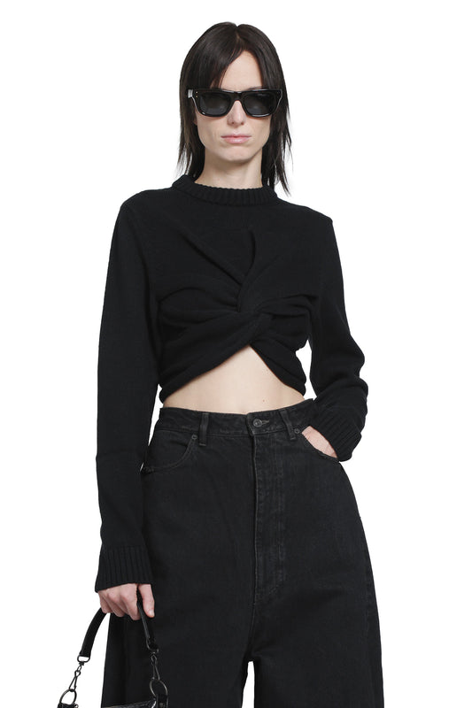 Knotted Wool Sweater