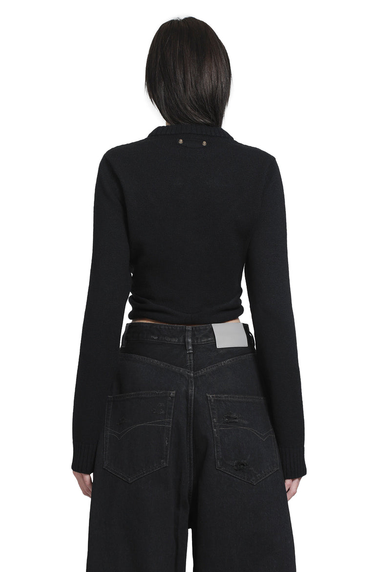 BALENCIAGA Knotted Wool Sweater woman